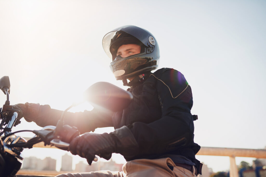 Casco de moto