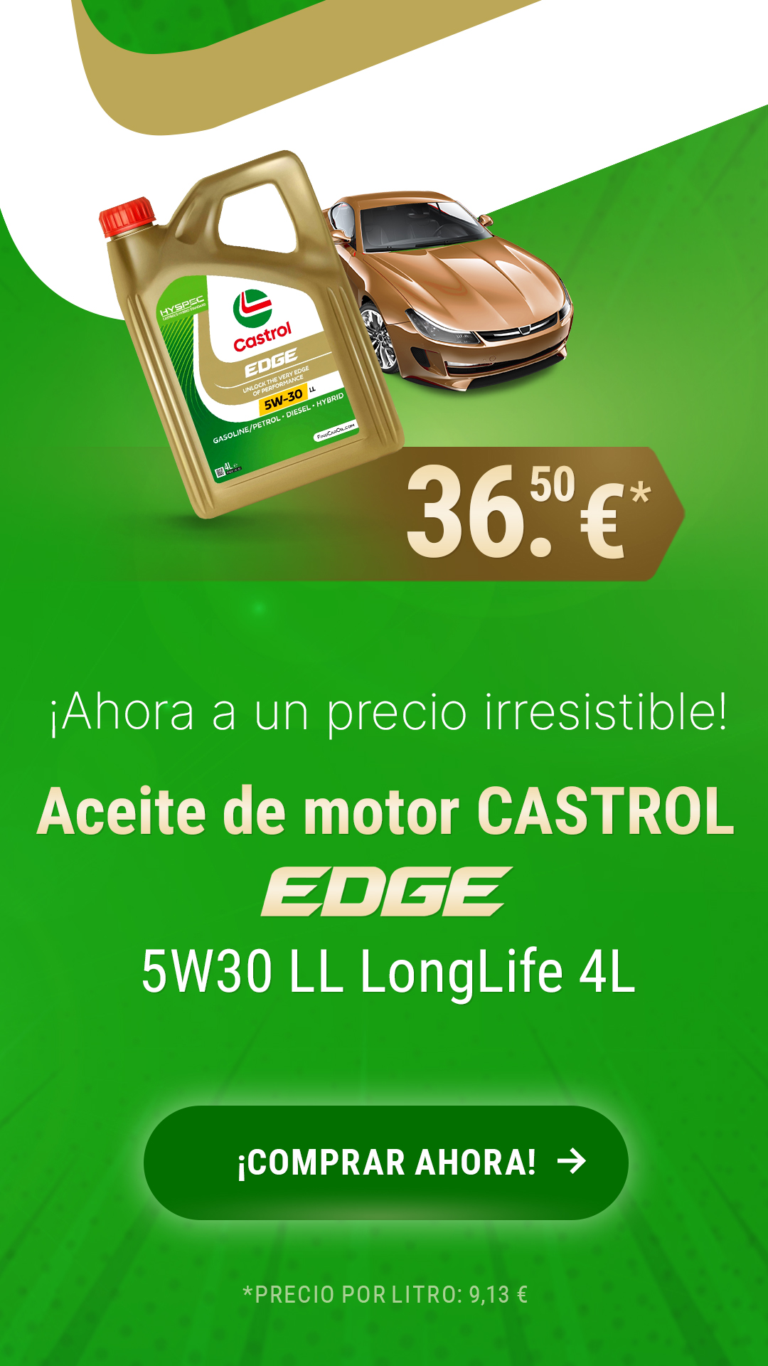 Aceite de motor Castrol Edge 5W30